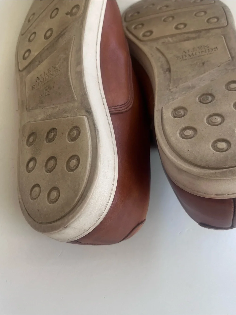 Allen Edmonds Park Avenue Sz 10D Cap Toe Casual Dress Shoe Sneaker Brown Leather